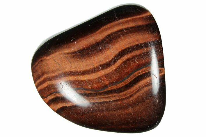 Large Tumbled Red Tiger's Eye Stones - Photo 1